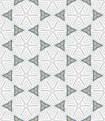 Geometry vector seamless pattern