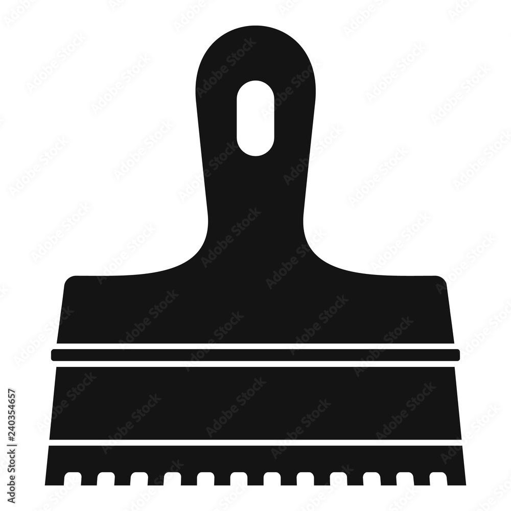 Poster glue spatula icon. simple illustration of glue spatula vector icon for web design isolated on white 