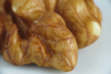 walnut macro photo
