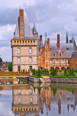 Fototapeta na wymiar france, eure et loire : maintenon castle & garden