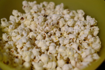 pop corn close up