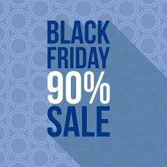 Trendy promo banner for black friday sale