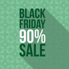 Trendy promo banner for black friday sale