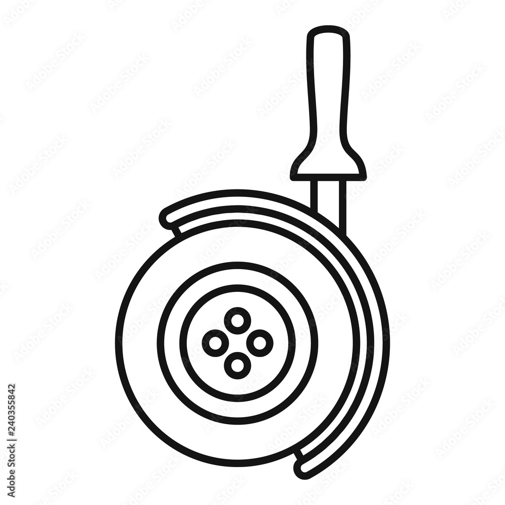 Poster angle cut machine icon. outline angle cut machine vector icon for web design isolated on white backg