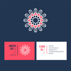 template business card for creative director. 