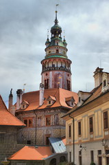 Fototapeta na wymiar Cesky Krumlov castle in Czech Republic