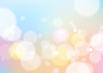 Abstract Bokeh Soft Lights Background