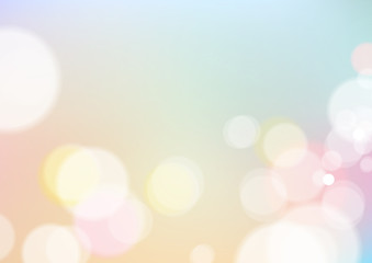 Abstract Bokeh Soft Lights Background