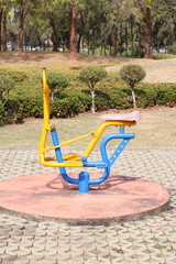 playground on yard in the park