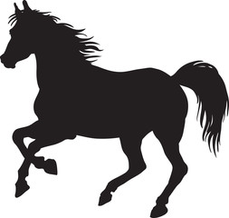 Fototapeta na wymiar Vector horse silhouette