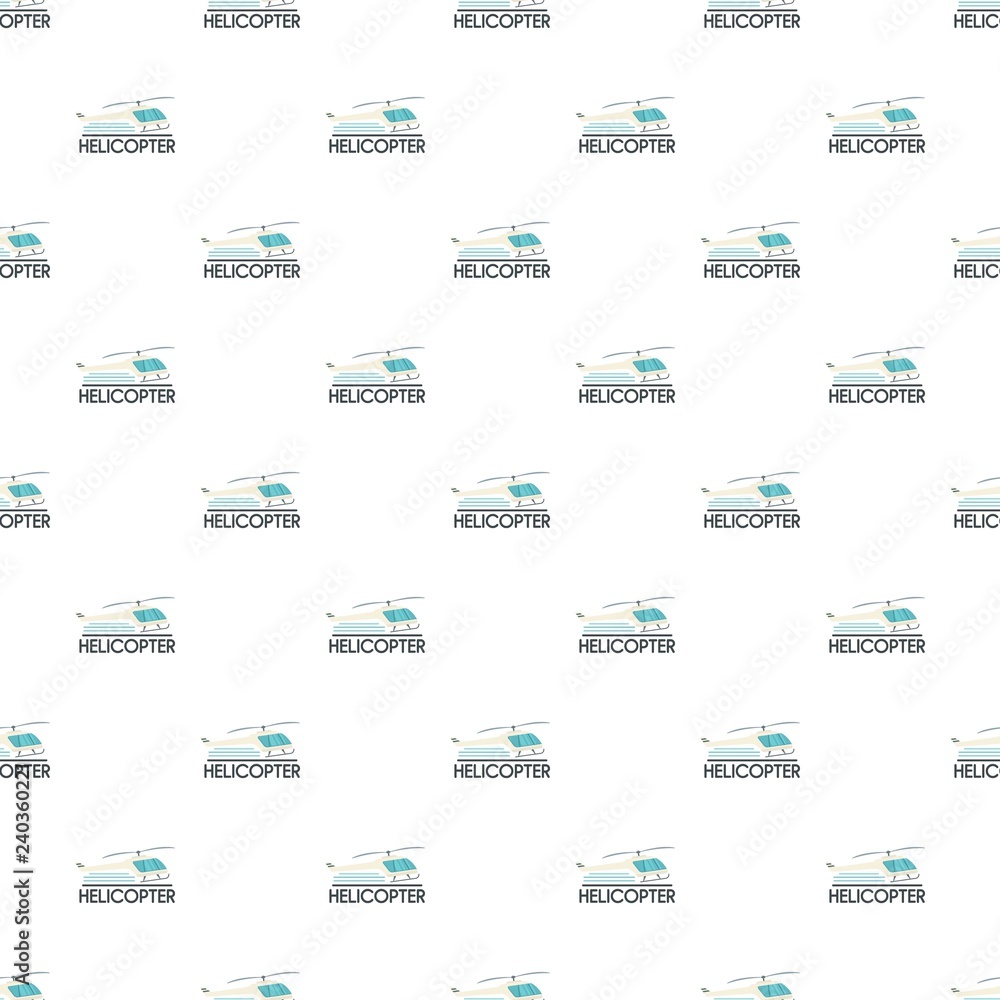 Poster helicopter pattern seamless vector repeat for any web design