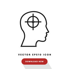 Target vector icon