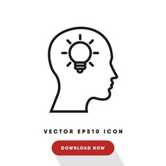 Creativity vector icon