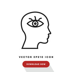 Psychology vector icon