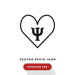 Psychology vector icon
