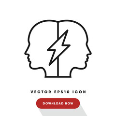 Relations vector icon