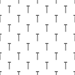 Naklejka premium Classic razor pattern seamless vector repeat geometric for any web design