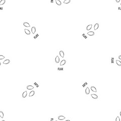 Flax icon. Outline illustration of flax vector icon for web design isolated on white background