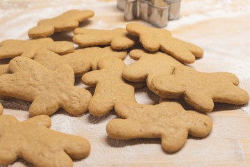 Fototapeta premium Homemade hazelnut cookies