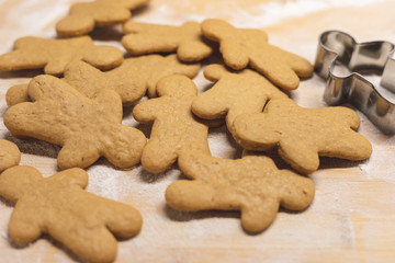 Homemade hazelnut cookies