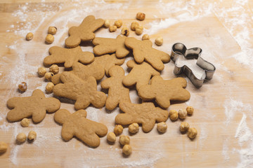 Homemade hazelnut cookies