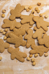 Homemade hazelnut cookies