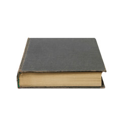 Book vintage isolated lie on white background