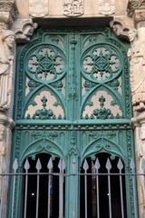 Obraz premium Entrance at San Martino Church; Noia; Galicia