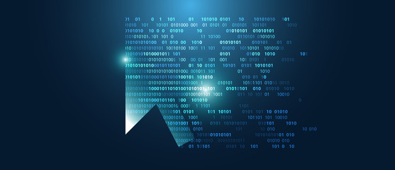 codice, binario, posta posta elettronica © xyz+