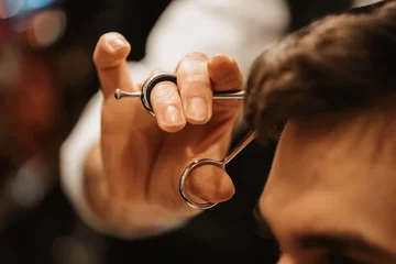 Foto auf Acrylglas professional haircut © Broadway