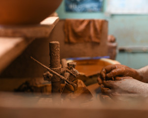pottery production