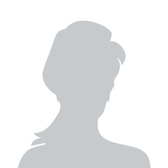 Person gray photo placeholder woman