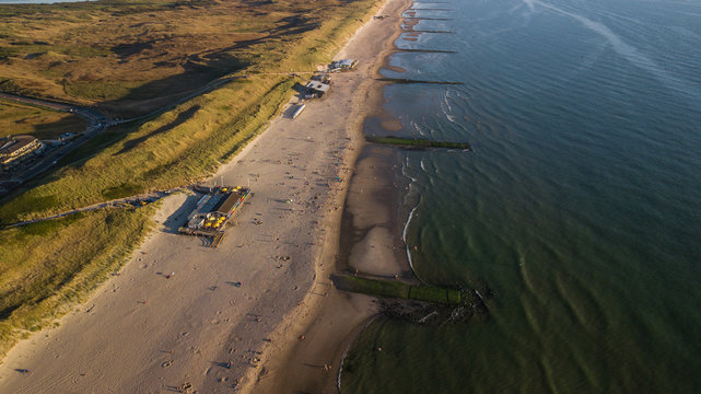 Strand von Callantsoog in den Niederlanden an der Nordsee