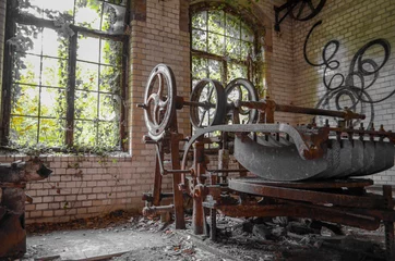 Muurstickers Ruïnes van Beelitz-Heilstätten Verloren plaats Berlijn Brandenburg  © seb868