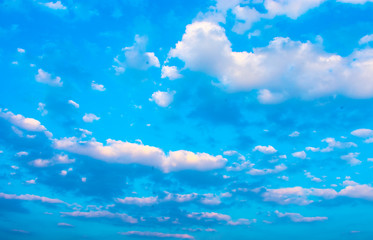 blue sky with clouds