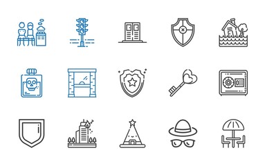 safety icons set