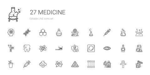 Obraz na płótnie Canvas medicine icons set