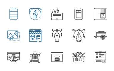 e-commerce icons set