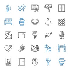 decoration icons set