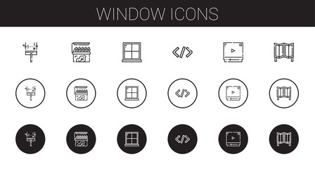 window icons set