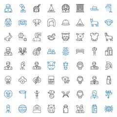head icons set