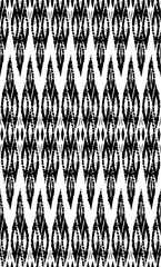 Seamless pattern with black and white design. Tribal onament. Can be used as  background or for coloring.