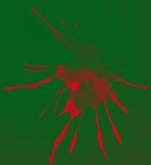 abstract background with blots