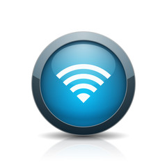 Wireless connection button illustation