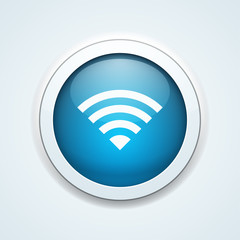 Wireless connection button illustation