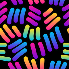 Obraz premium Abstract rainbow seamless pattern background. Modern swatch paint for birthday card, party invitation, sale wallpaper, holiday wrapping paper, fabric, bag print, t shirt, workshop advertising