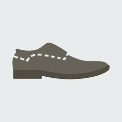 Silhouette icon men shoes