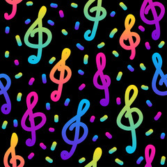 Obraz premium Abstract rainbow seamless pattern background. Modern swatch paint for birthday card, party invitation, sale wallpaper, holiday wrapping paper, fabric, bag print, t shirt, workshop advertising