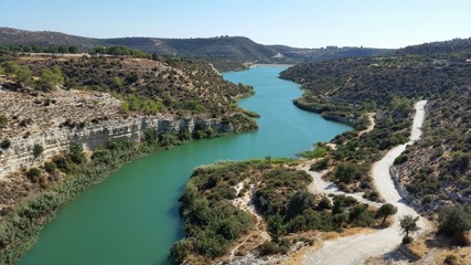 The beautiful Episkopi Dam in Cyprus