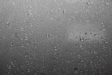 Rain droplets drops wet car grey gray black hood surface texture